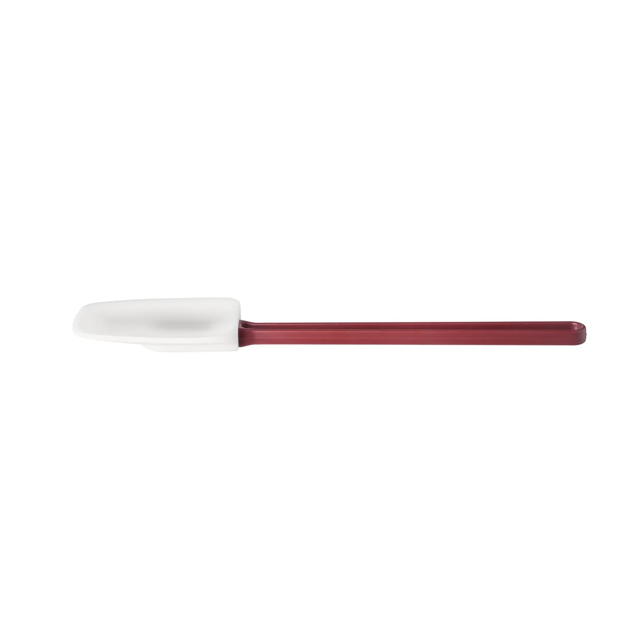 CAC China KUSB-S-14 Commercial Spatula, 14", Silicone Blade, Red Handle, White, BPA Free