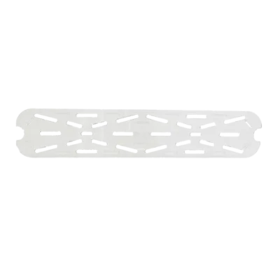 Thunder Group PLPA7120LDS Food Pan Drain Tray, 1/2 Size Long, Polycarbonate, Clear