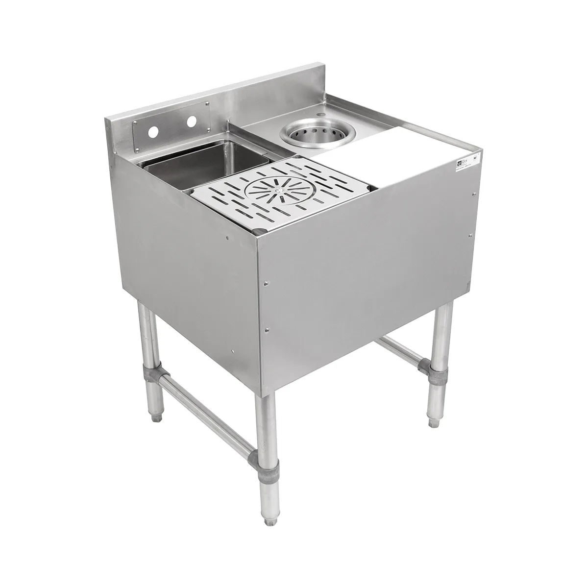 John Boos UBMS-2124 Underbar Sink Units, 1 Compartment without Drainboard