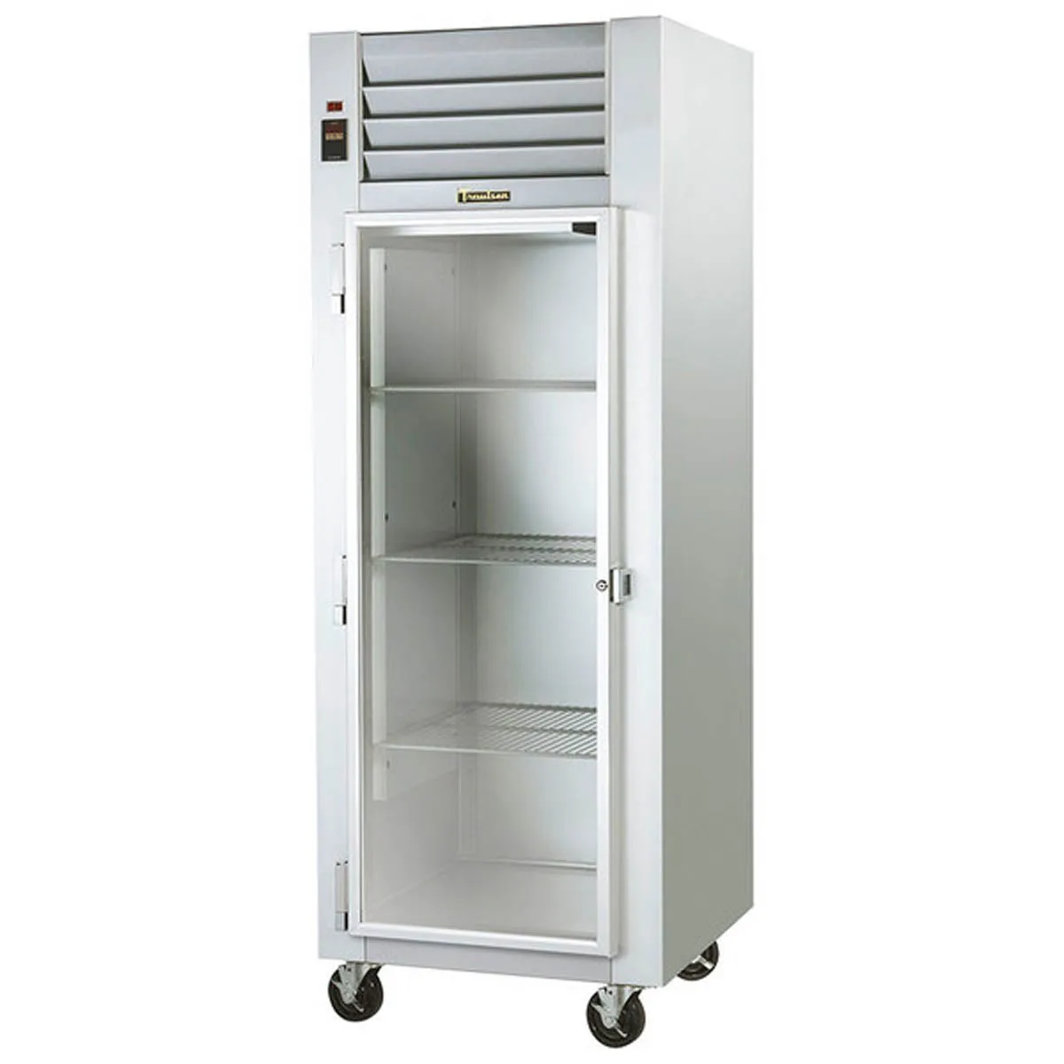 Traulsen G11011 30" 1-Section Reach-In Refrigerator w/ Left Hinged Glass Door, Top Mount, 23.57 cu. ft.