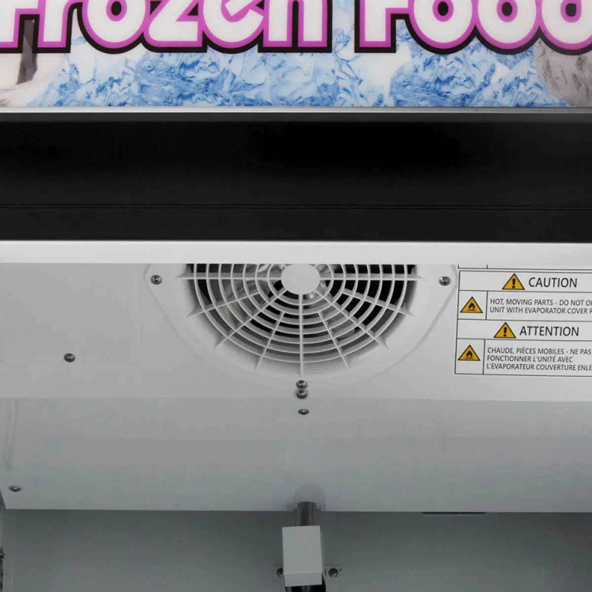Turbo Air TGF-23F(B)-N 27" 1 Glass Door Freezer Merchandiser, White or Black, 17.7 cu. ft.