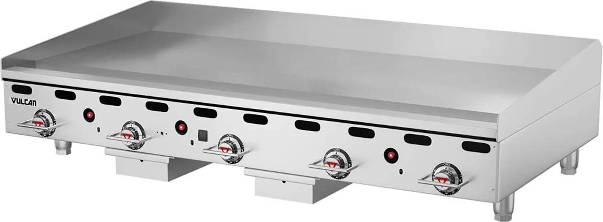 Vulcan MSA60 60" Countertop Gas Griddle, Snap-Action Thermostat, 24" Deep, 135.000 BTU