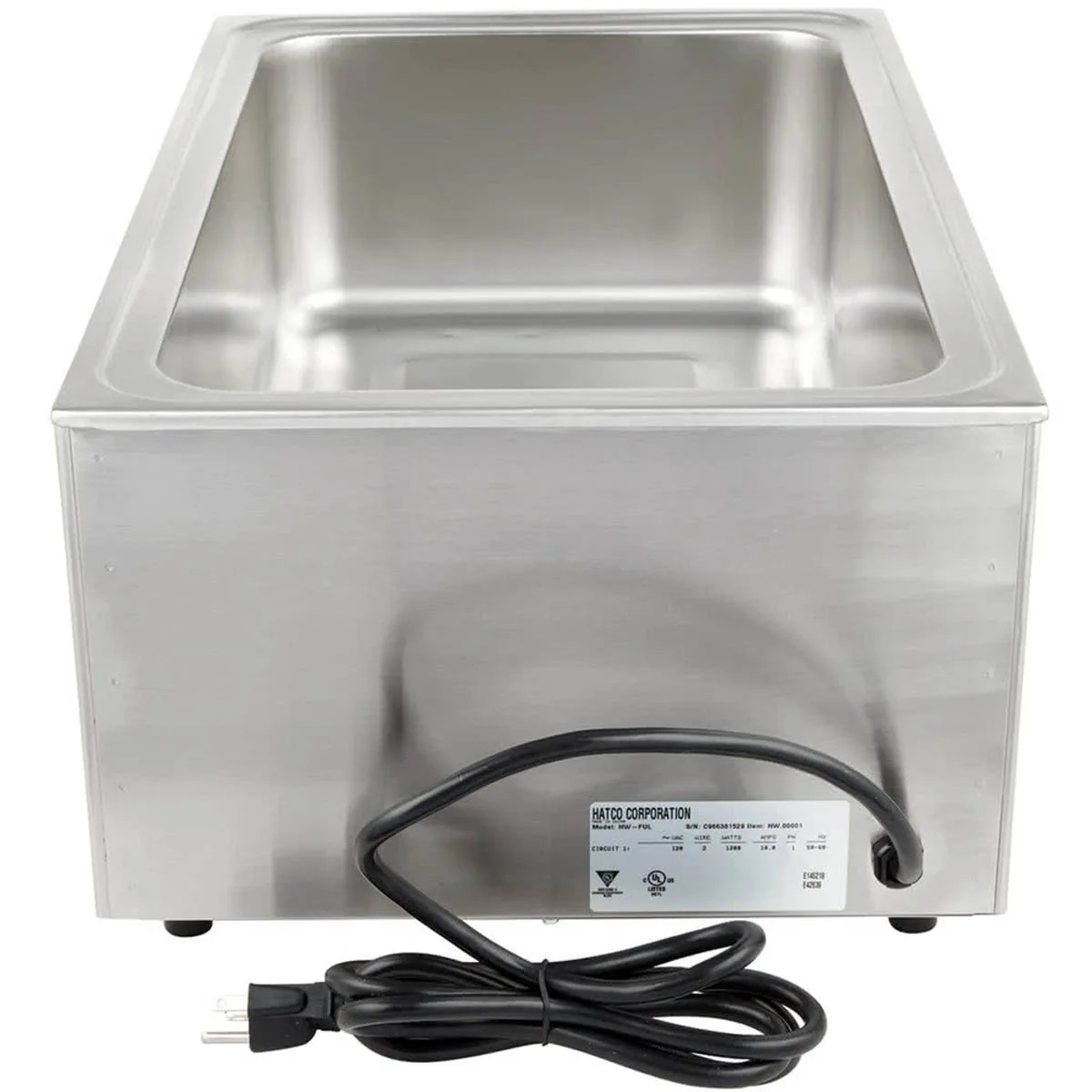 Hatco HW-FUL-QS Countertop Food Pan Warmer w/ 1 Full-Size Pan Capacity, Wet/Dry Operation