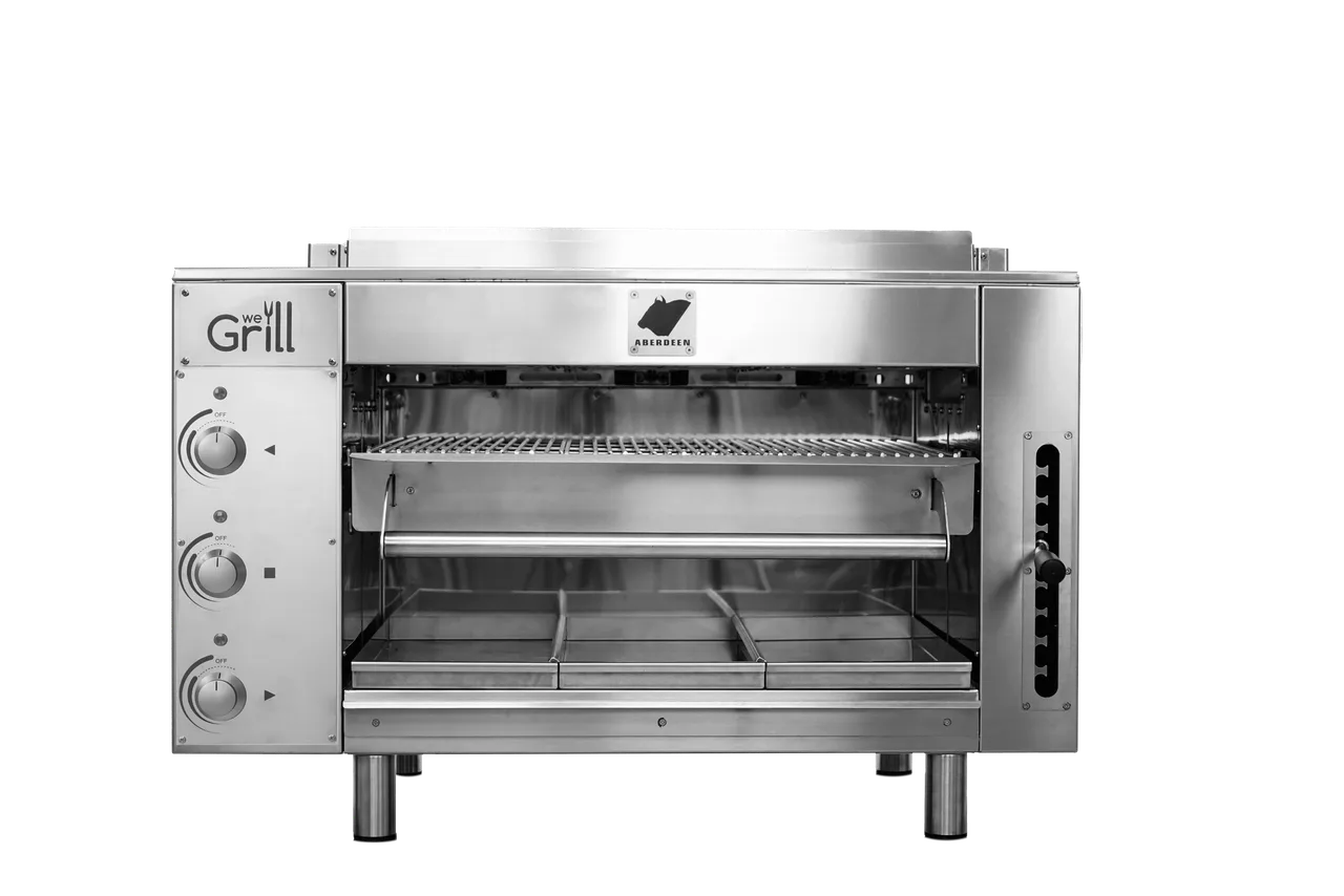 AMPTO ABERDEEN-E Infrared Overfire Broiler, Single Deck Countertop, Electric