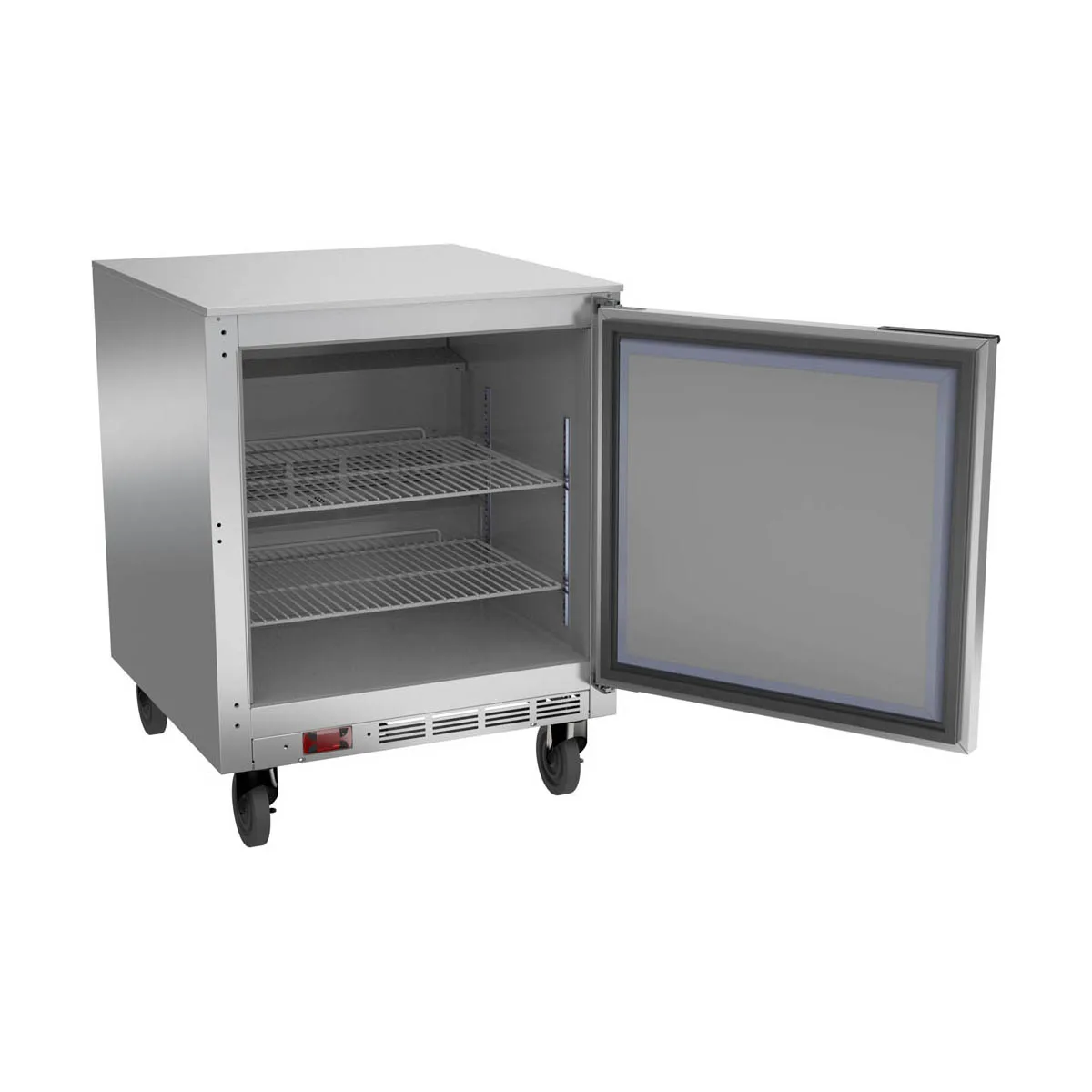 Beverage Air UCF27AHC 27" 1-Door Undercounter Freezer, Stainless Steel Exterior, 5.87 cu. ft., R290, 1/4 HP