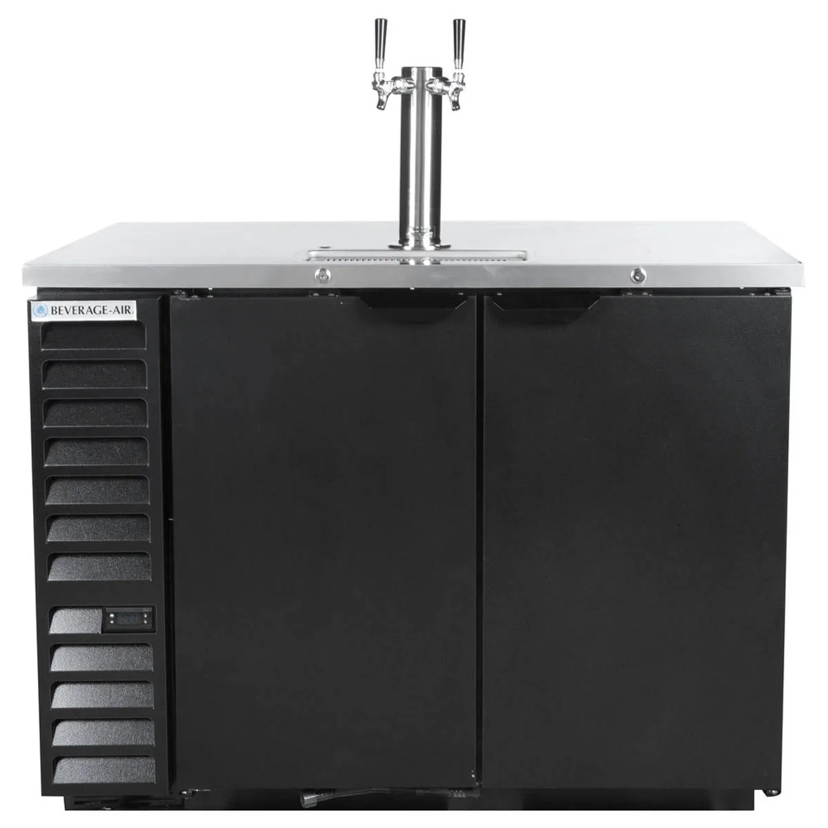 Beverage Air DD50HC-1-B 50" Draft Beer Cooler w/ 2 Kegs, 17.86 cu. ft., 1 Dual-Tap Tower
