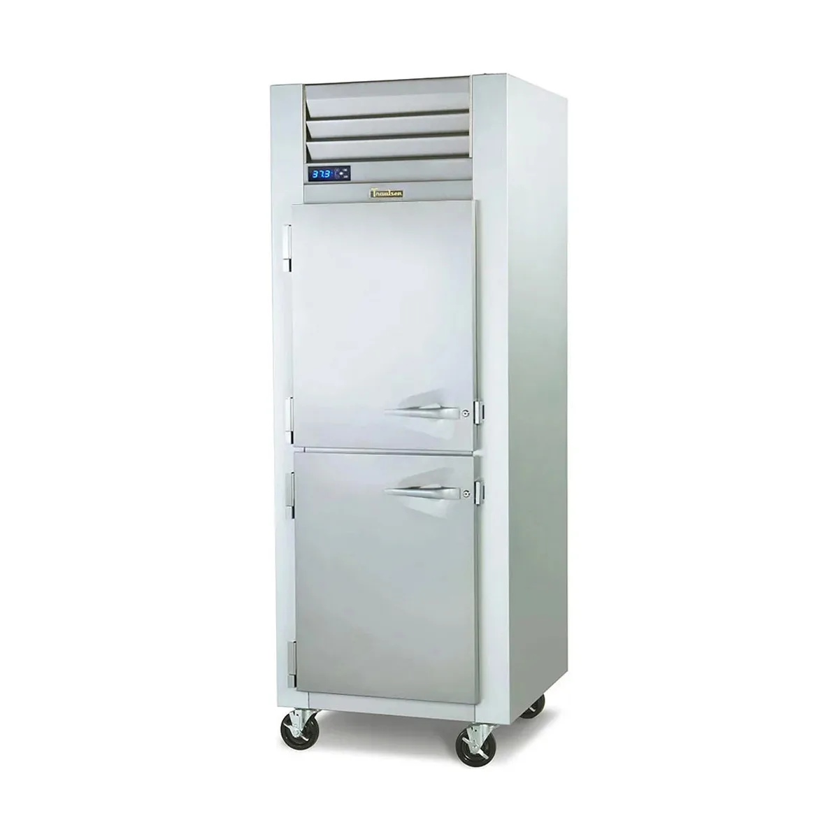 Traulsen G10044-032 30" 1-Section Pass-Thru Refrigerator w/ 4 Half Solid Doors (left hinged), R290 Refrigerant, 24.7 cu. ft.