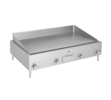 Wells G-24 49" Countertop Electric Griddle with 47" x 24.3" Steel Surface, Thermostatic Controls