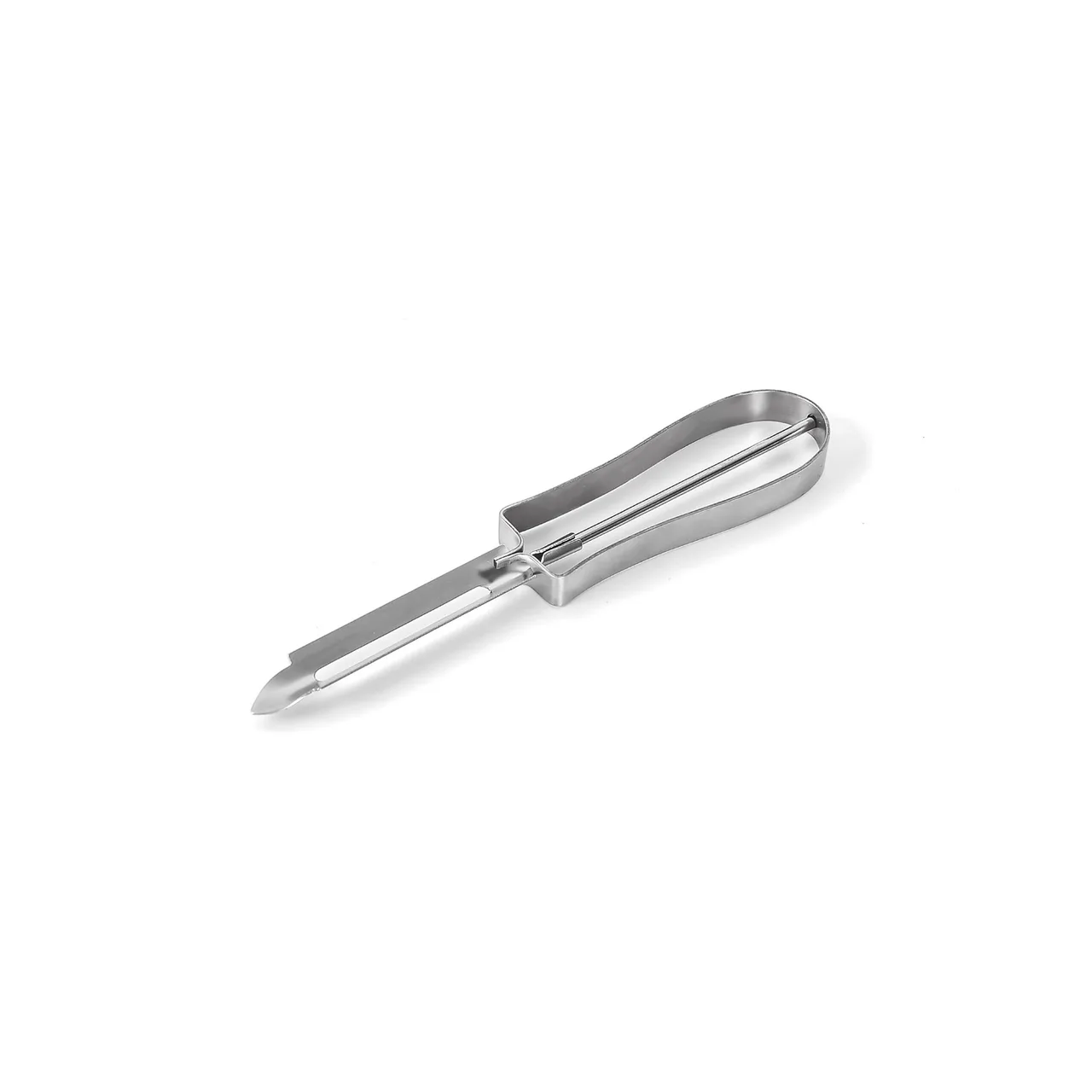 CAC China KTPS-S6 Peeler, 6-1/8" Straight, Stainless Steel, Professional Kitchen Tool - 1 Dozen
