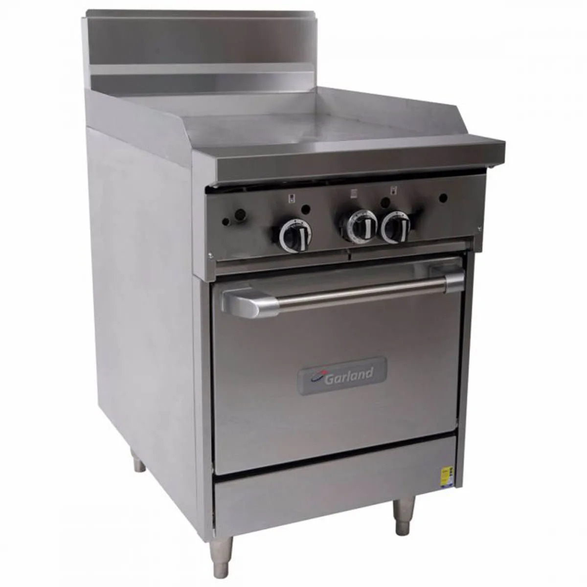 Garland US Range U24-G24L 24" Gas Restaurant Range w/ 24" Full Griddle, (1) Space Saver Oven, 68.000 BTU