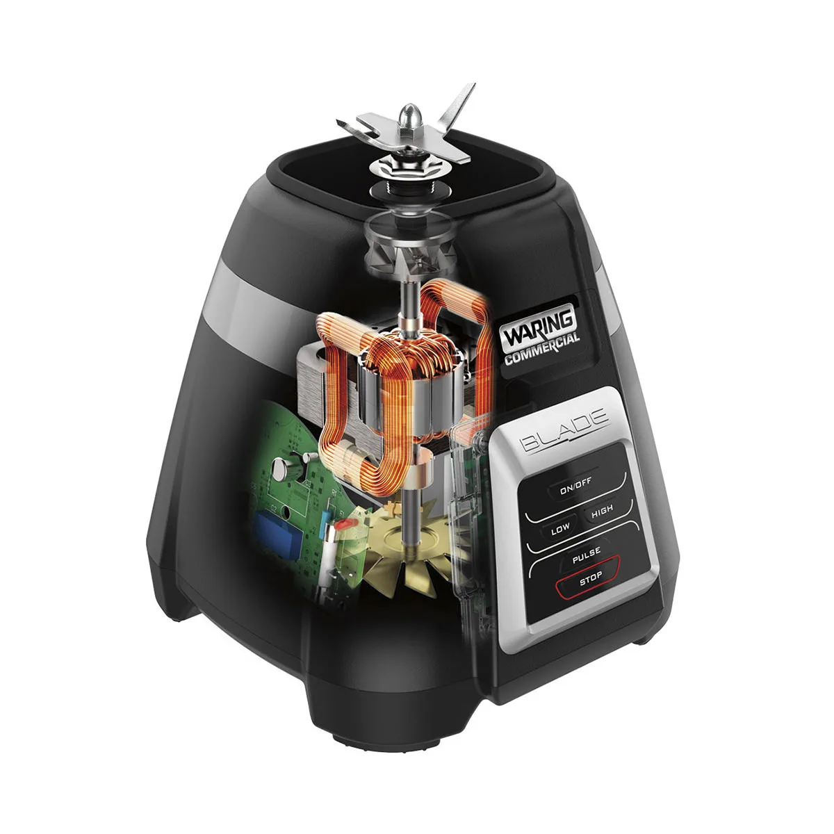 Waring BB320S Blade Bar Blender,Stainless Steel Container