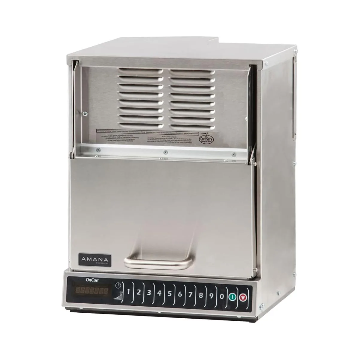 Amana AOC24 2400W Heavy DutyCommercial Microwave Oven, 0.319 Cu. Ft., Touchpad, 208/230V