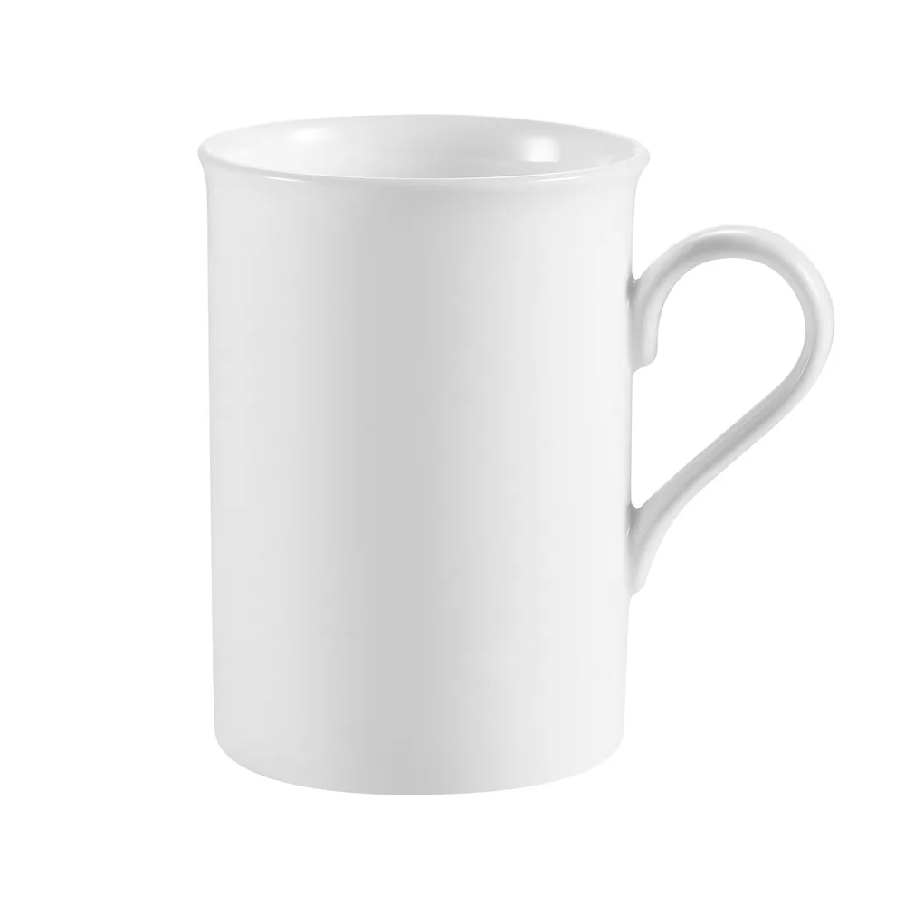 CAC China MAJ-17 Majesty Mug, 10‑Ounce 3" Dia x 4" H Bone White China, Microwave Safe - 1 Dozen