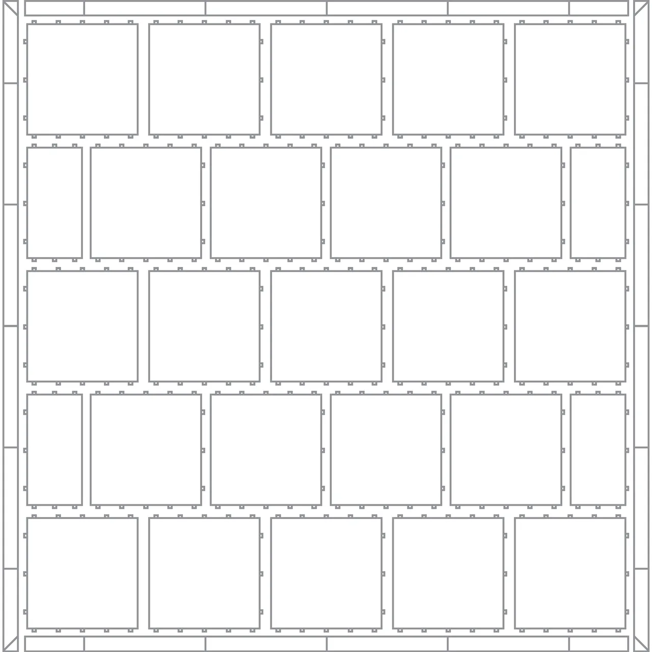 Forbes Industries 3242FK1 Florlok 1 Portable Dance Floor Set, 18'x48', Wood Finish, 101-125 Panels