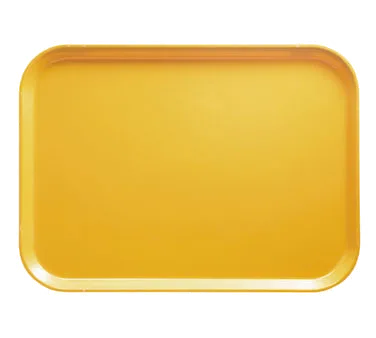 Cambro 16225171 Rectangular Tray, 16.5" x 22.5" Fiberglass, Tuscan Gold, NSF, Dishwasher Safe