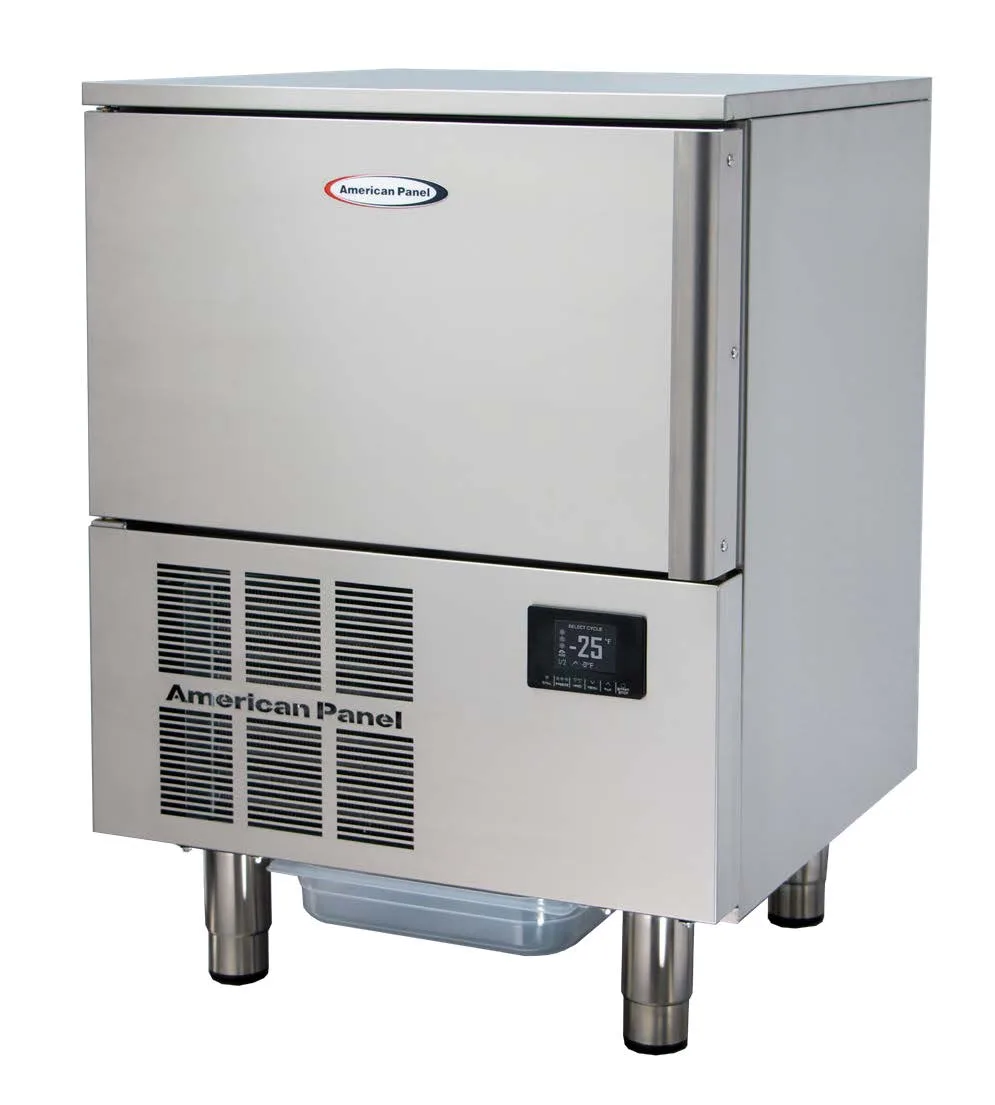 American Panel AP3BCF30-1-P Undercounter Blast Chiller/Shock Freezer, (3) 12" x 20" x 2.5" pans