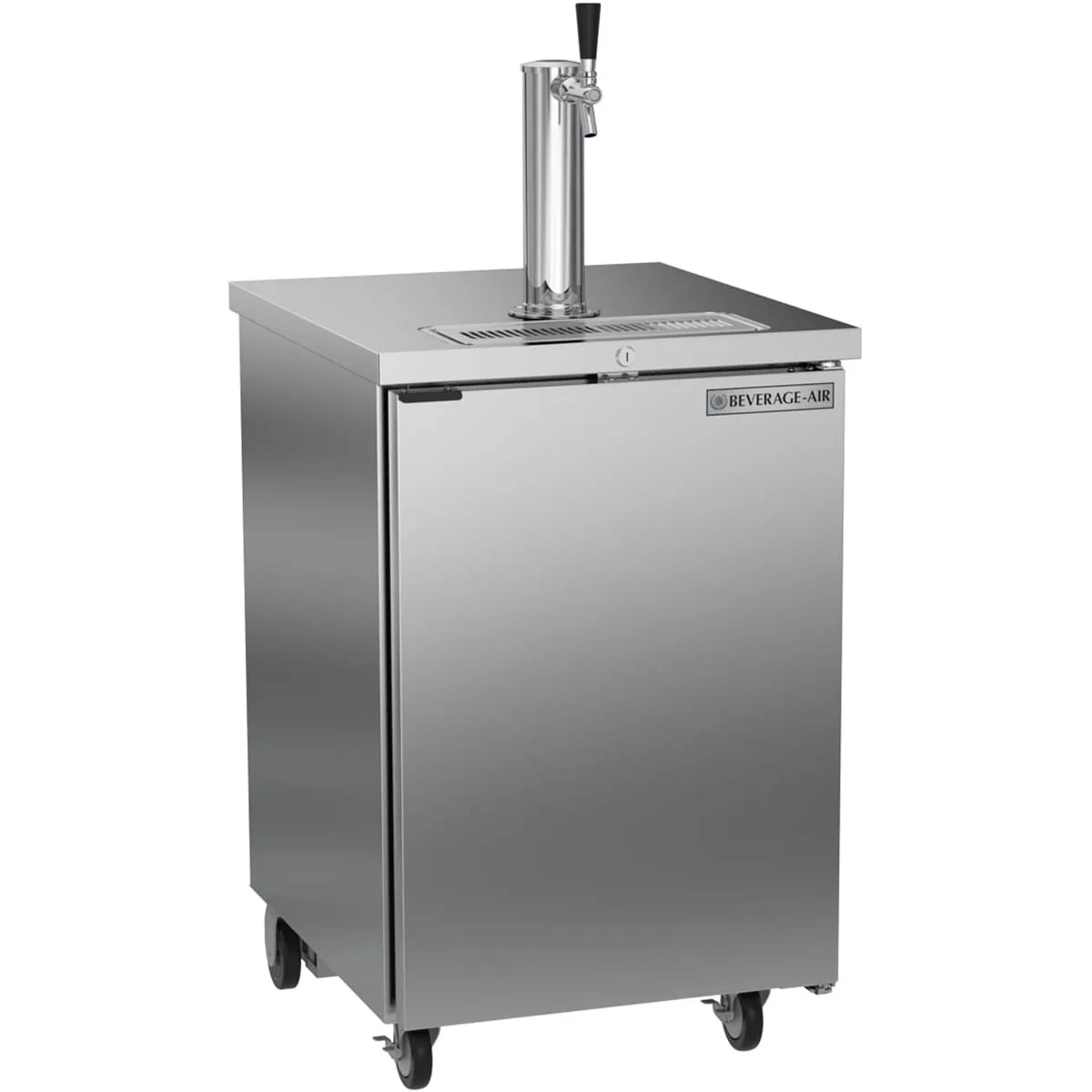 Beverage Air DD24HC-1-S 24" Draft Beer Cooler w/ 1 Keg, 7.66 cu. ft., 1 Single-Tap Tower
