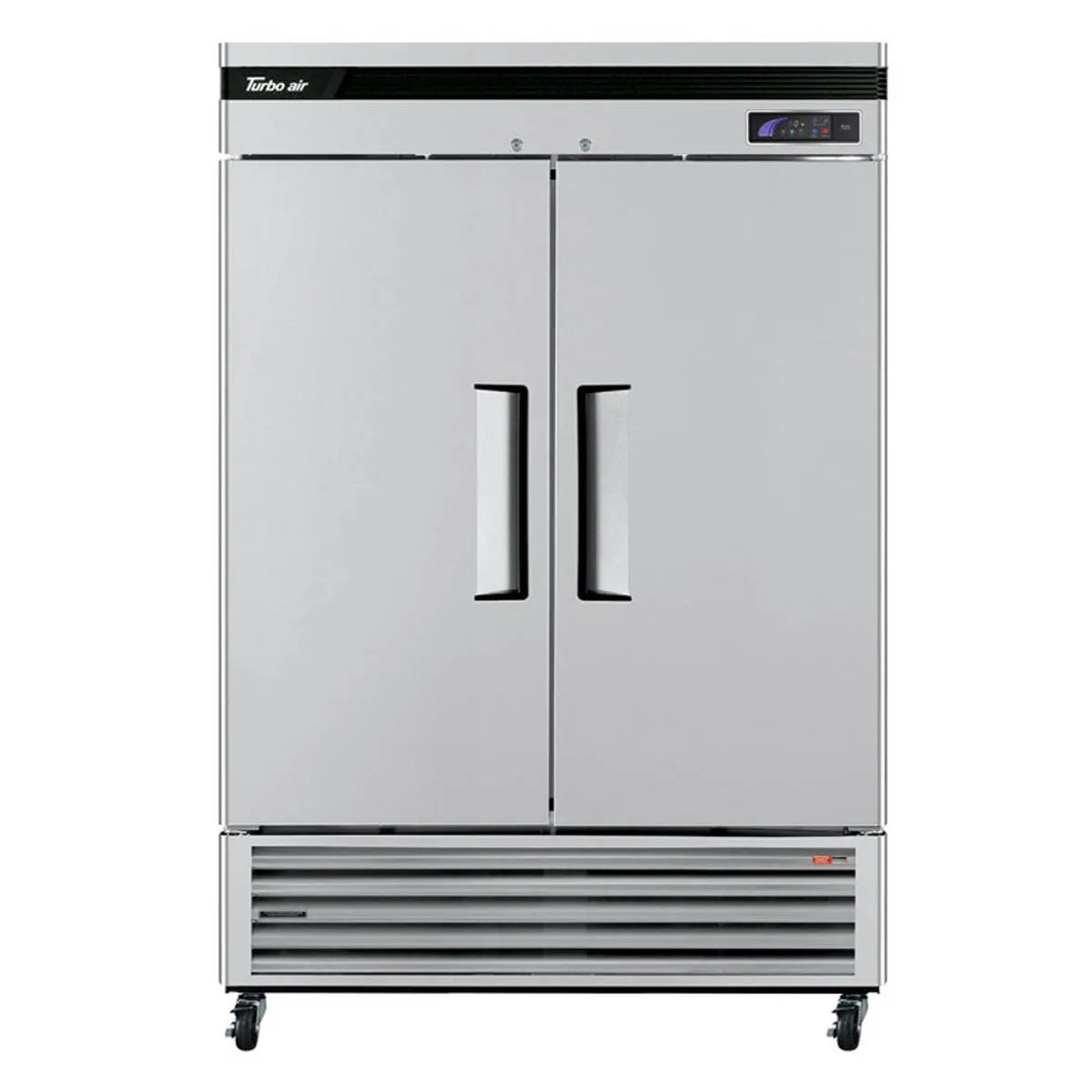 Turbo Air TSF-49SD-N 54" 2-Solid Door Reach-In Freezer, Bottom Mount, 40 cu. ft., Stainless Steel