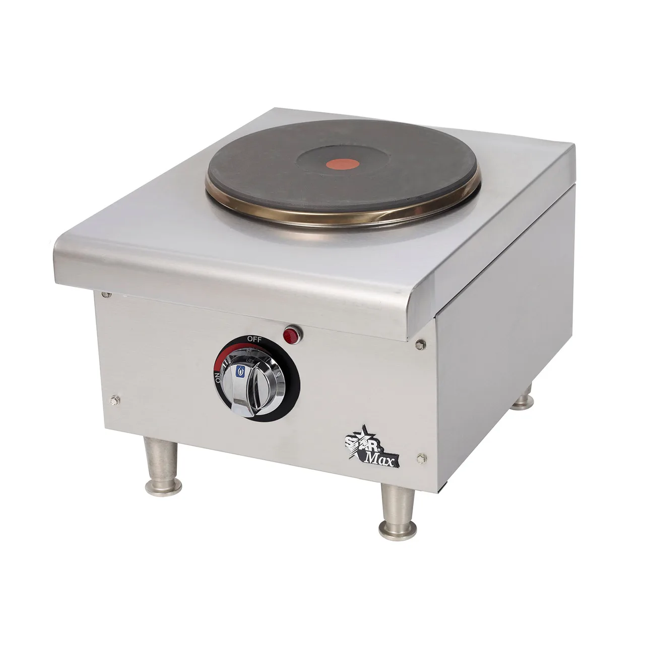 Star 501FF 12" Electric Countertop Hotplate w/ (1) Solid Burner, Infinite Controls, 208/240v