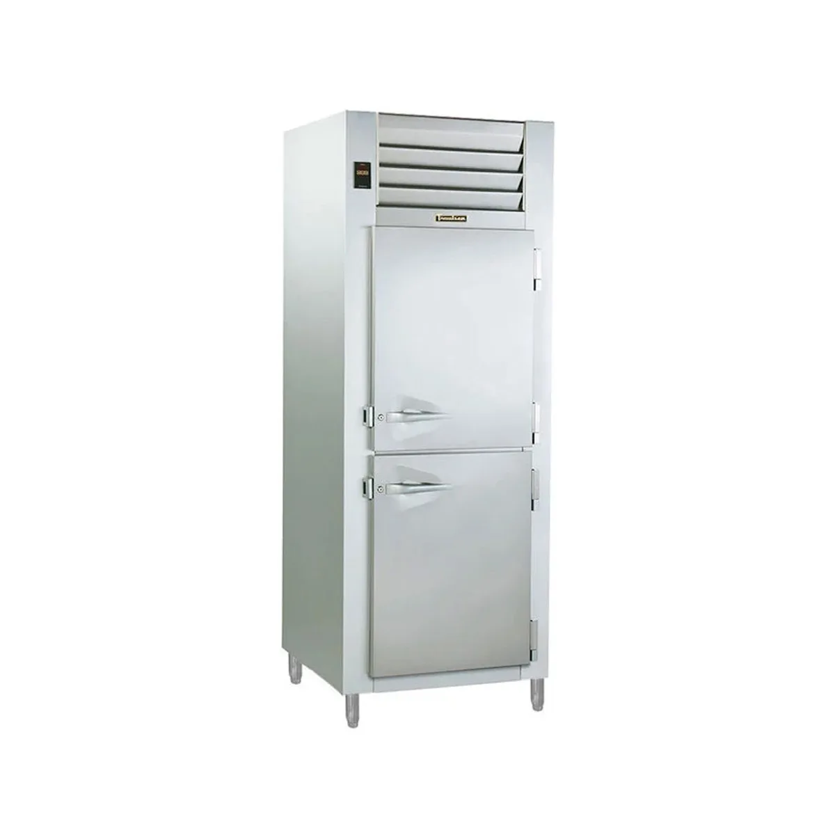 Traulsen RLT132NUT-HHS 26" 2-Half Hinged Narrow Door Reach-In Freezer, Top Mounted, 21.9 cu. ft., Stainless Steel