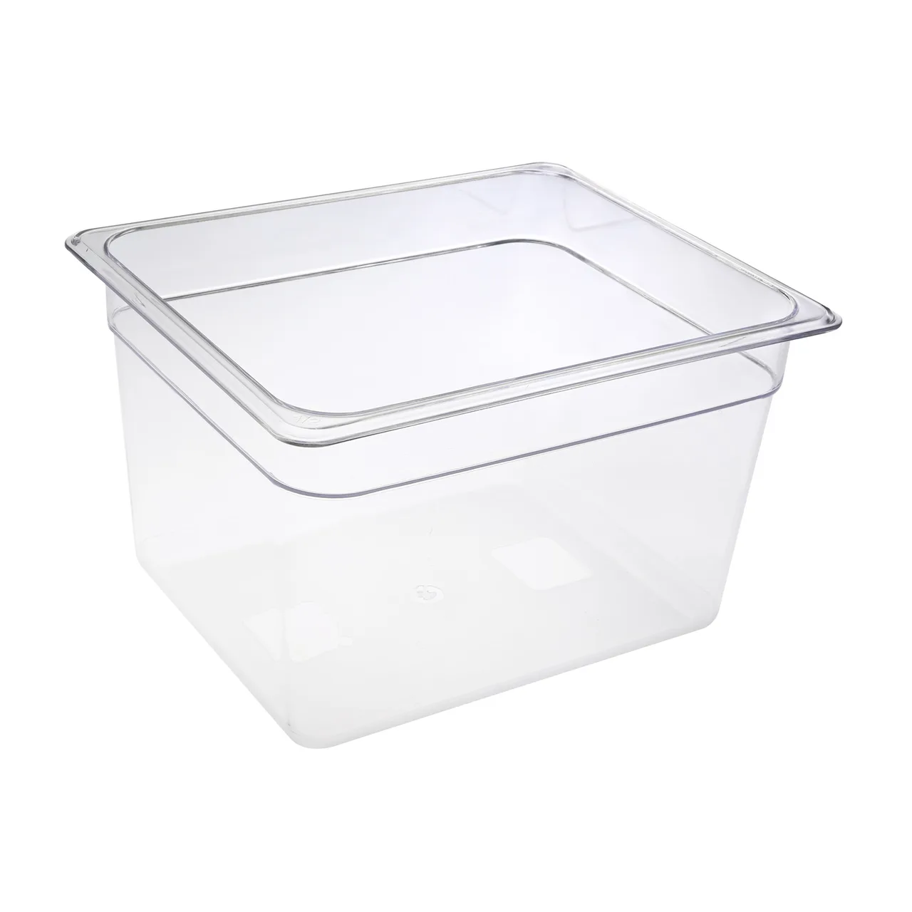 CAC China PCFP-H8 Polycarbonate Food Pan, Half-Size, 8" Deep, Clear, Non-Stick Interior
