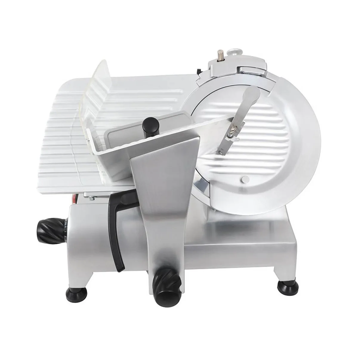 Adcraft SL-12L Manual Meat Slicer – 12” Italian Carbon Steel Blade, 8.75”x9” Capacity, 5/8” Max Thickness, 1/2 HP, 120V