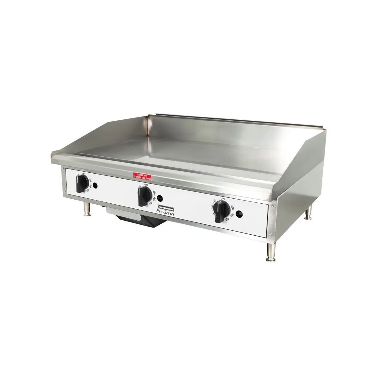 Toastmaster TMGT36 36" Countertop Thermostatic Gas Griddle, 3/4" Steel Plate, 60.000 BTU