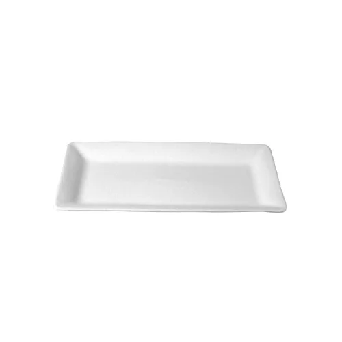 GET PU043CB Bugambilia Buffet Platter, 47.5 Oz., 17.5" x 8-3/4" Rectangular Aluminum, Cranberry