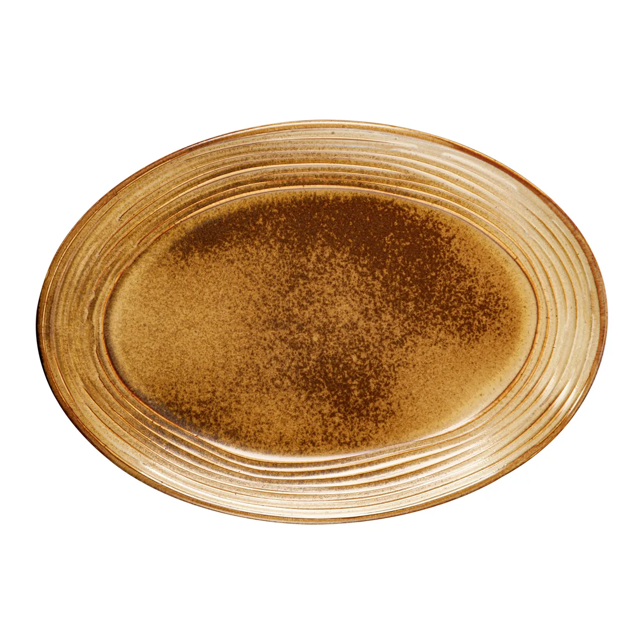 CAC China JUP-13 Platter, Oval Porcelain, 7.63" L x 11" W x 1.13" H, Desert Beige - Dozen