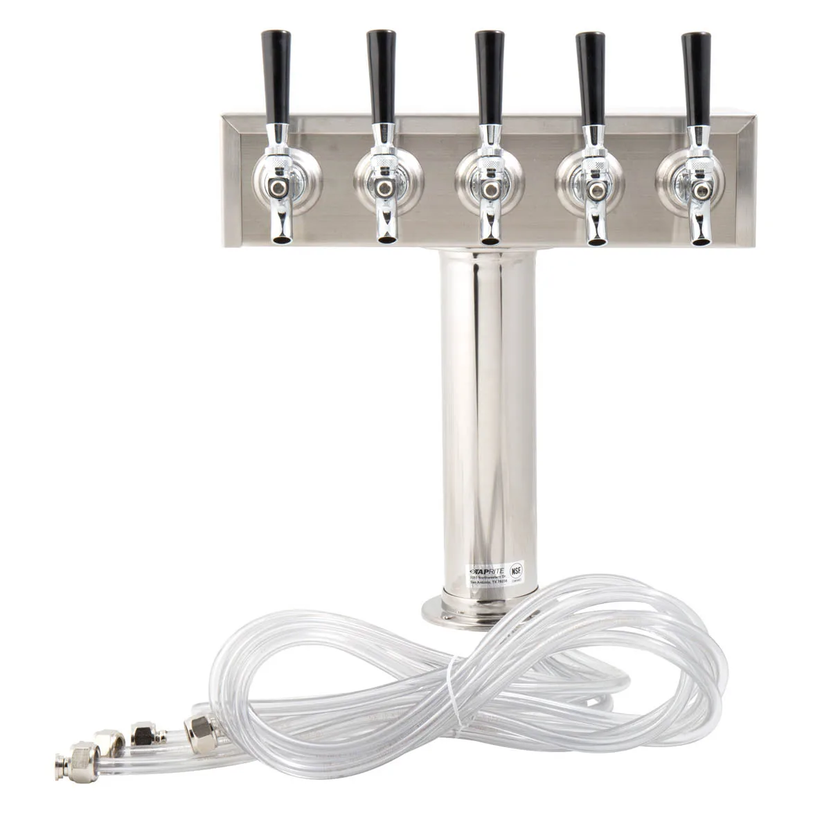 Beverage Air 406-075A 5 Tap Draft Beer / Wine Dispensing Tower w/ (1) 3" Tower