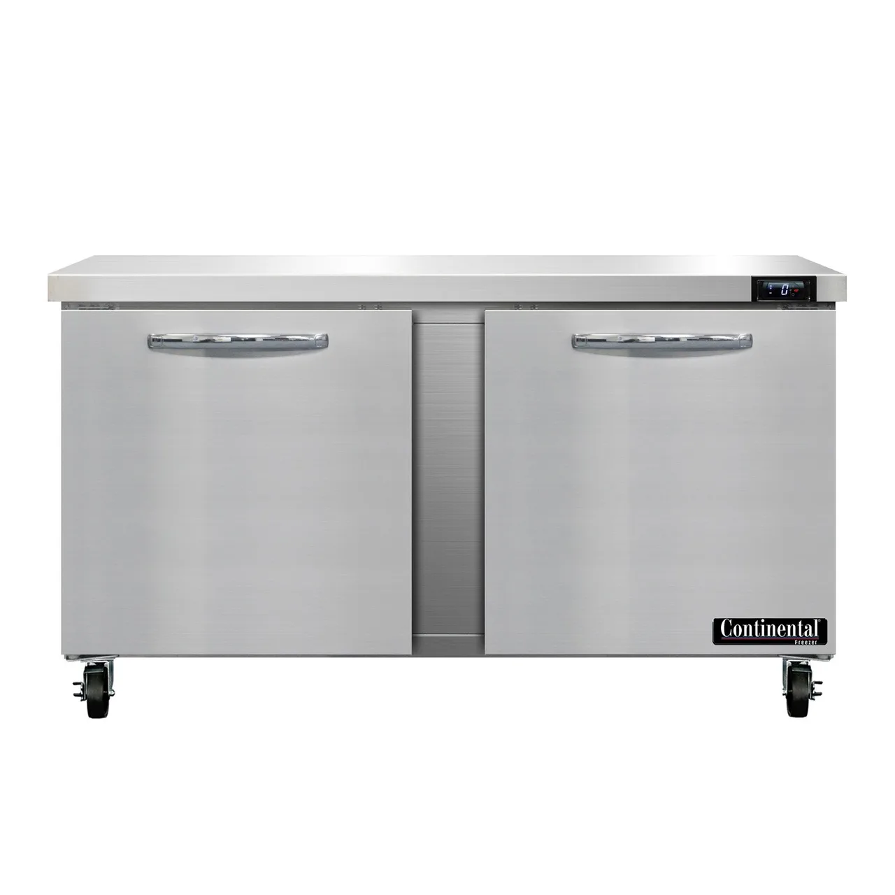 Continental Refrigerator SWF60N 60" 2-Section Worktop Freezer w/ 2 Doors, 17 cu. ft.