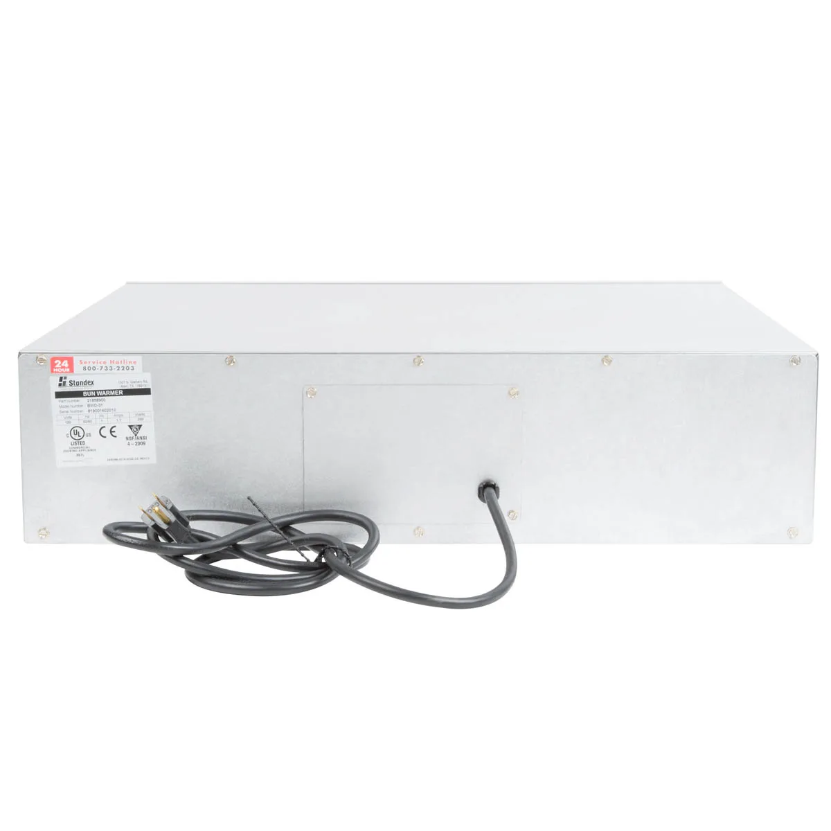 APW Wyott BWD-50 Hot Dog Bun Warmer, Dry, Freestanding, 40 Bun Capacity