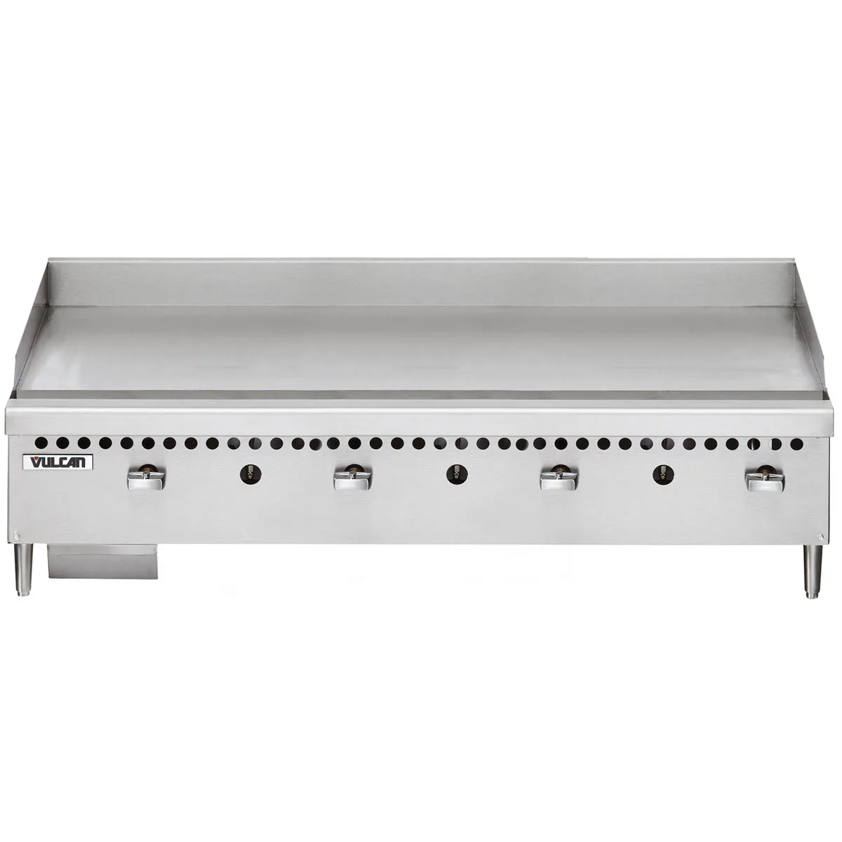 Vulcan VCRG48-M 48" Countertop Manual Gas Griddle, 1" Steel Plate, 20.5" Deep, 100.000 BTU