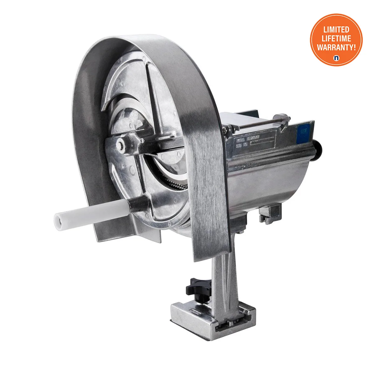 Nemco 55200AN Adjustable Manual Fruit & Vegetable Slicer, 12.5" Width, Alum & St, 1/16"–1/2" Slice Countertop