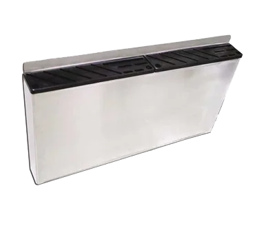 Omcan USA 12906 Stainless Steel Knife Rack, Plastic Insert Holds 20 Knives & 4 Steels, 24 Slots