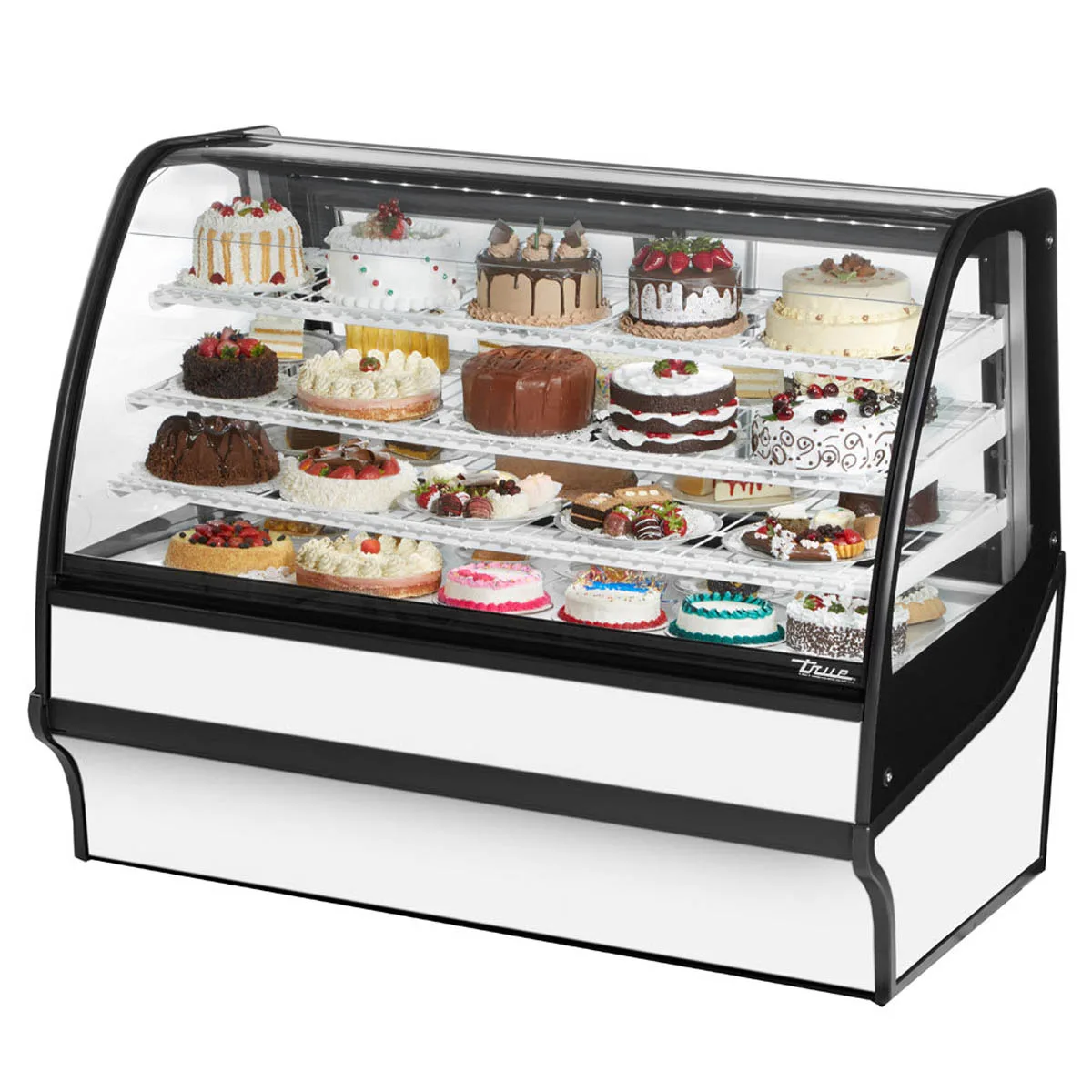 True TDM-R-59-GE/GE-W-W 59" White Refrigerated Bakery Display Case