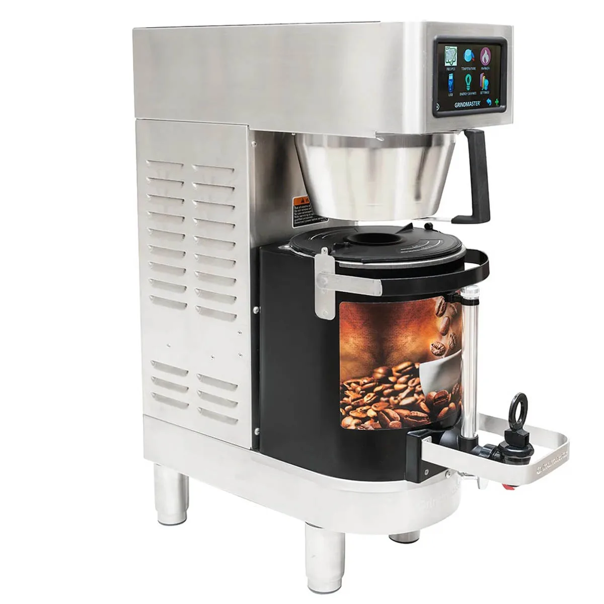 Grindmaster PBC-1A Single Coffee Brewer for Thermal Server For 1.5-Gal Air-Heated Shuttle 