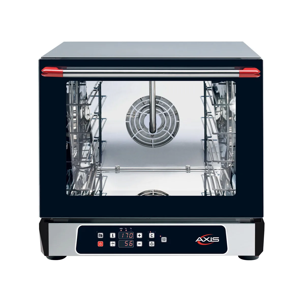 Axis AX-514RHD Single Deck Half Size Electric Convection Oven with Programmable Controls