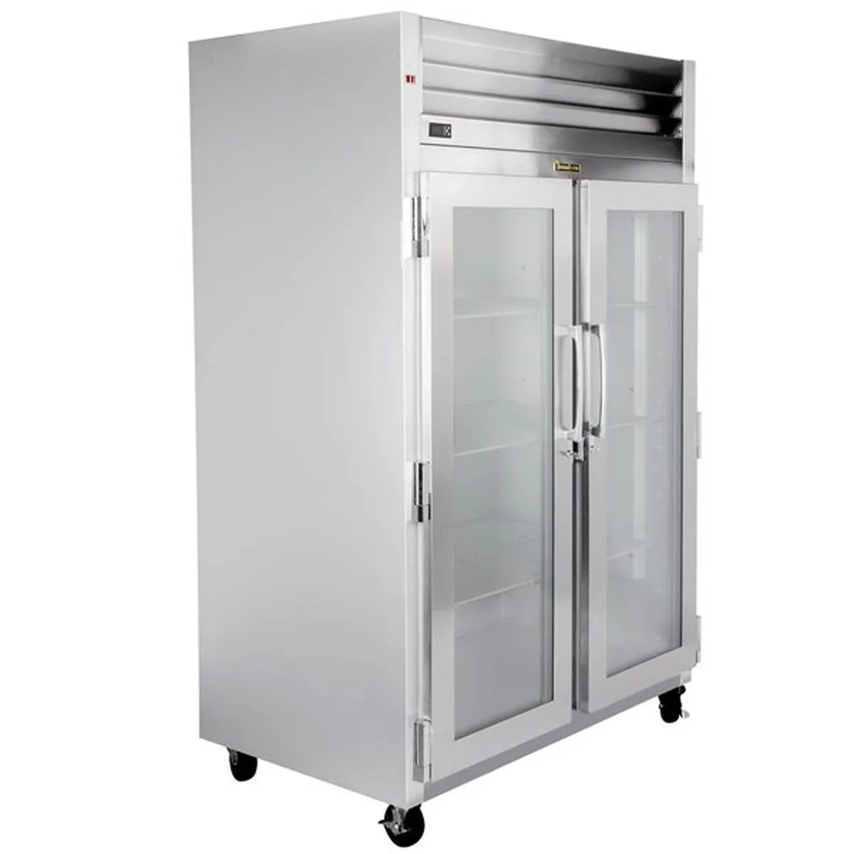 Traulsen G21010 52" 2-Section Reach-In Refrigerator w/ 2 Glass Doors (hinged left/right), Top Mount, 46.9 cu. ft.