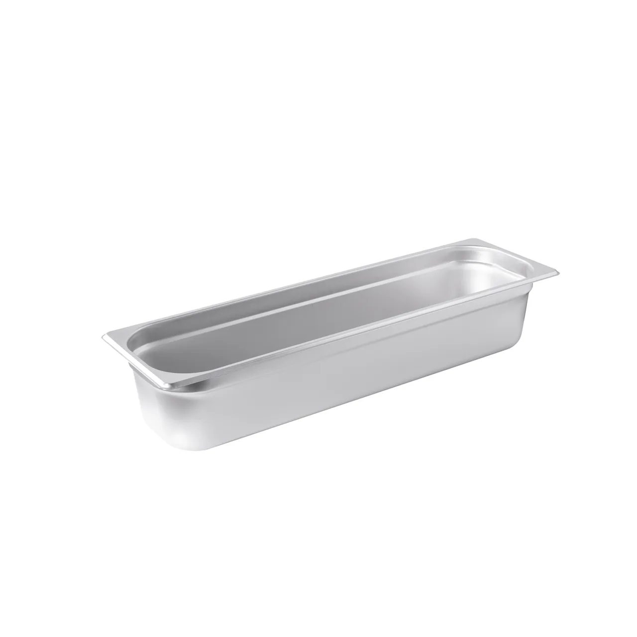 CAC China STPHL-22-4 Stainless Steel Steam Table Pan, 1/2‑Size Long, 4" Deep, 22‑Gauge, NSF