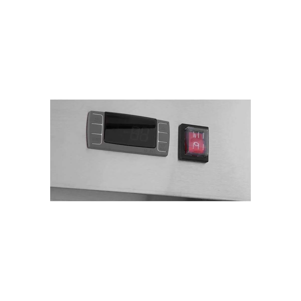 Atosa USA SBB48GRAUS2 48" Two Section Back Bar Cooler with Solid Door, 11.5 cu. ft.