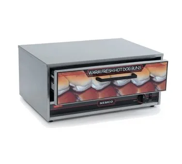 Nemco 8045W-BW Moist Heat Bun/Food Warmer, 35.5"W X 17.5"D, 64 Bun Capacity