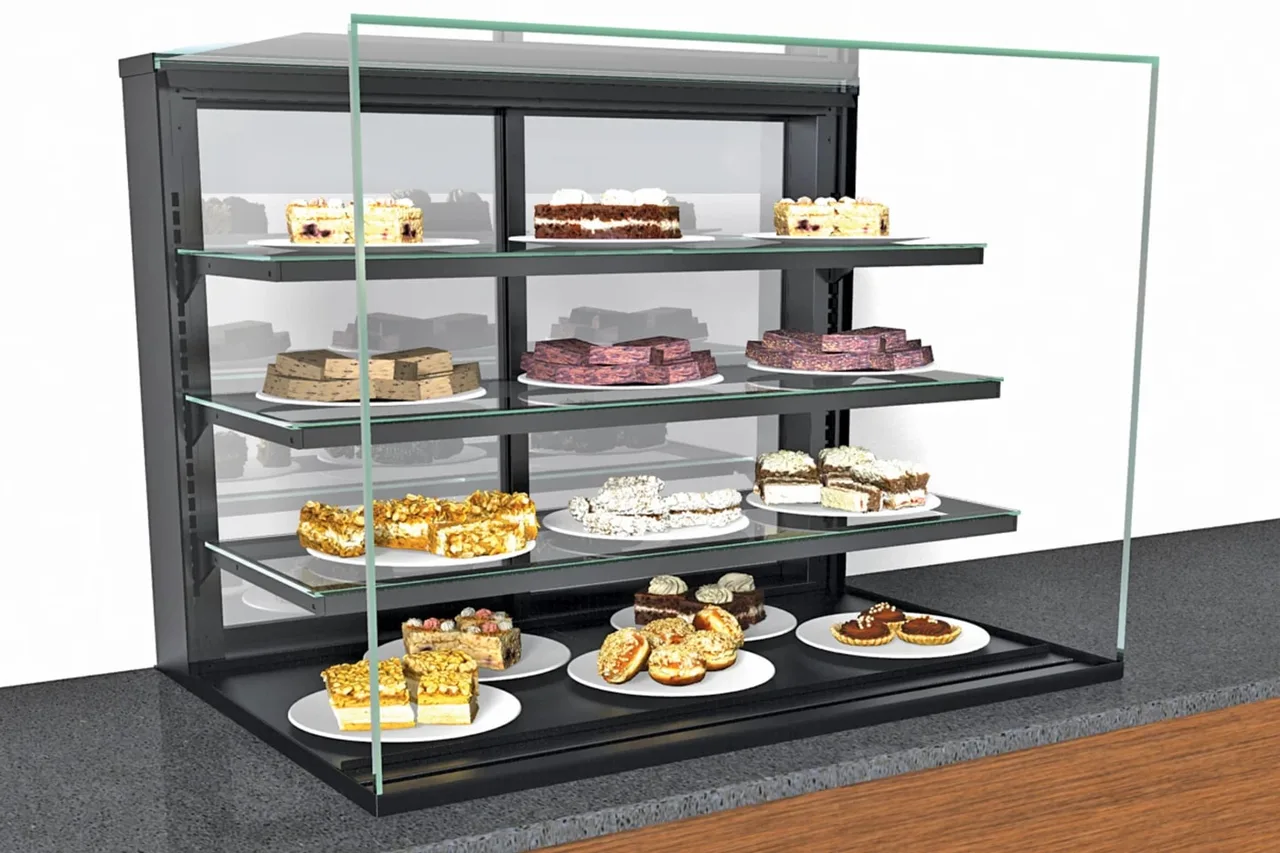 Structural Concepts NE3635DSV 36" Reveal® Service Non-Refrigerated Slide In Counter Case