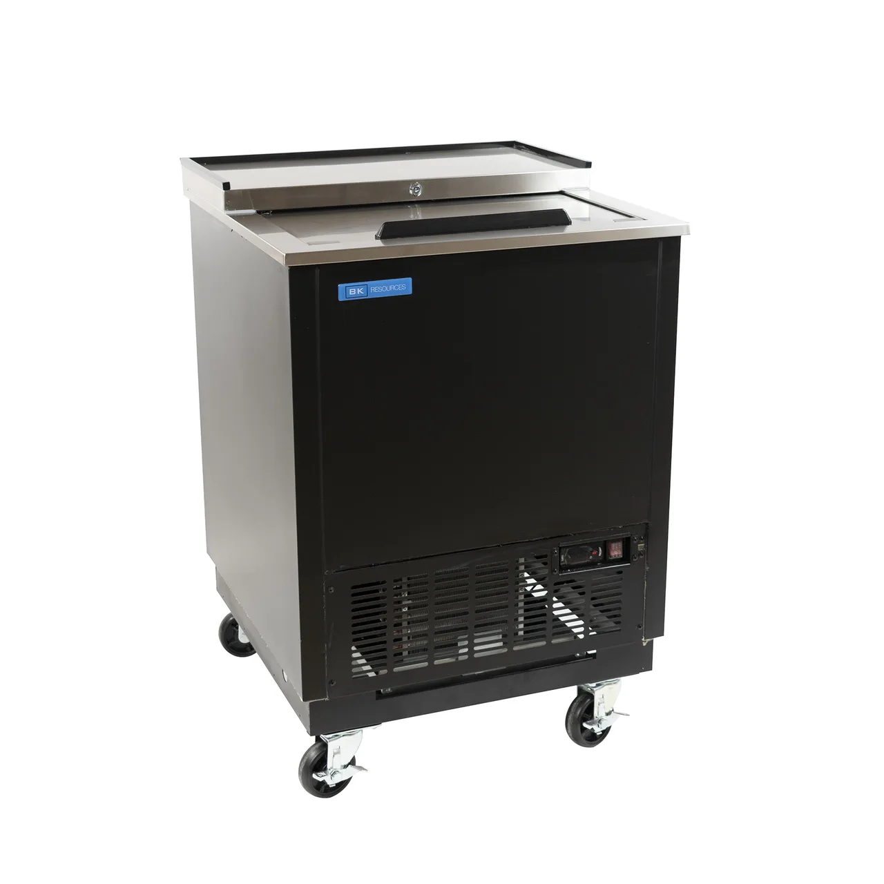BK Resources GF-25 Froster/Chiller, 25" Width, 90 Capacity, Black Vinyl, Refrigerant, -8°F to 0°F