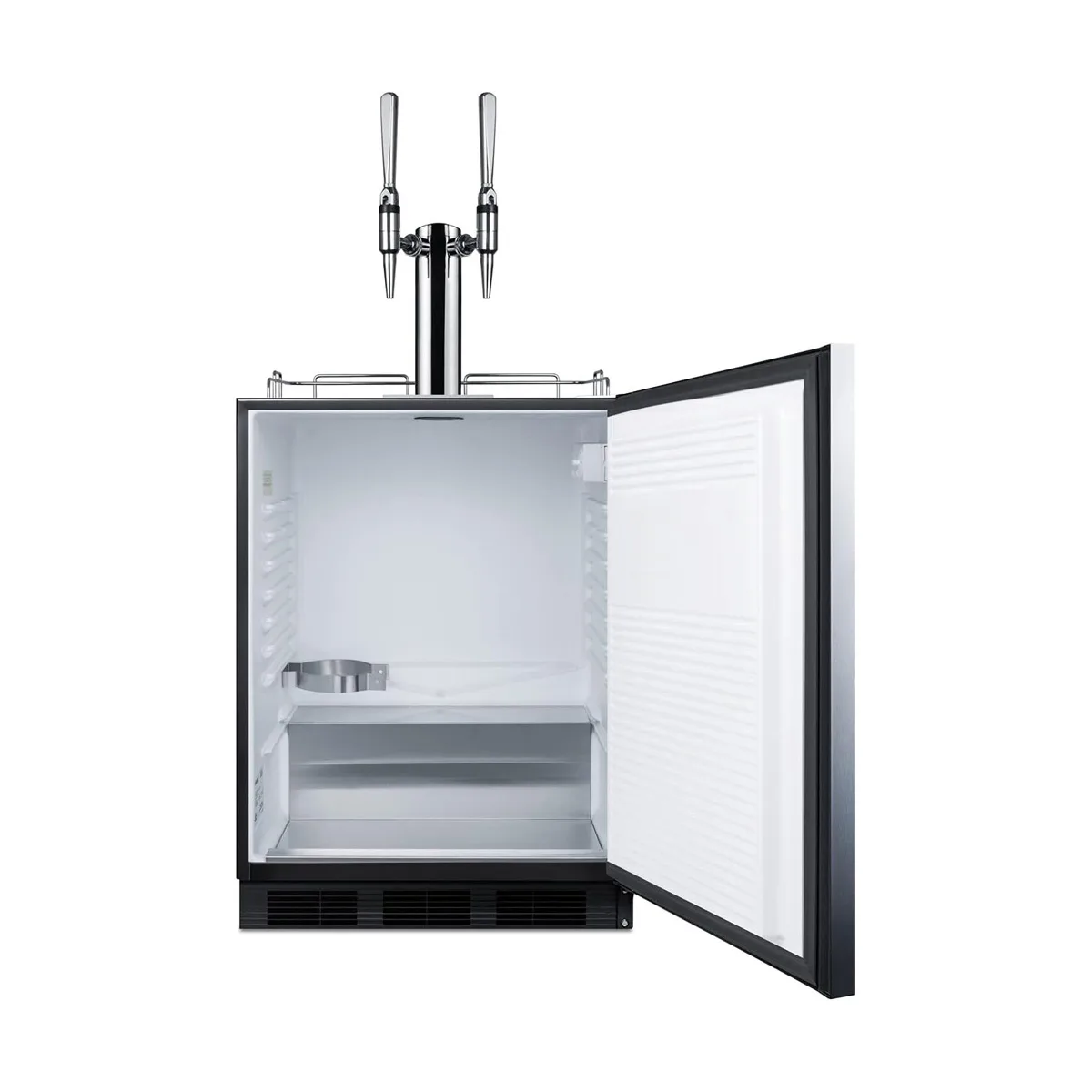 Summit SBC58BLBIADAIFNCFTWIN 24" Nitro Cold Brew Coffee Dispenser, ADA /  5.5 cu. ft. - 115V