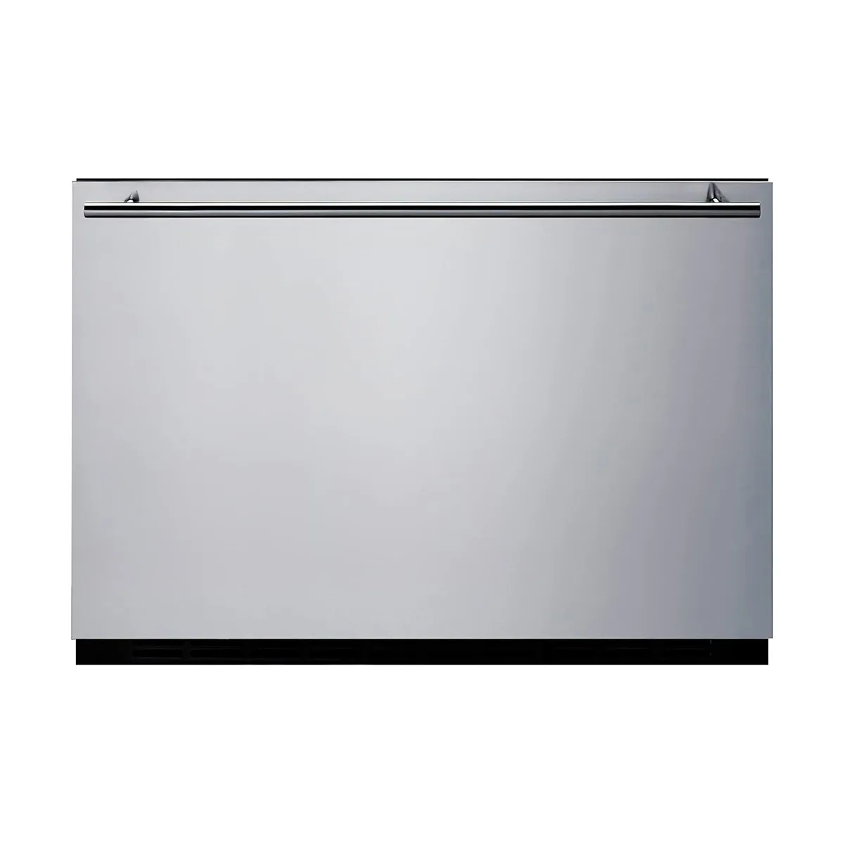 Summit SDR24 24" Built-in Stainless Steel 1-Drawer Undercounter Refrigerator in Black, 2 cu. ft.
