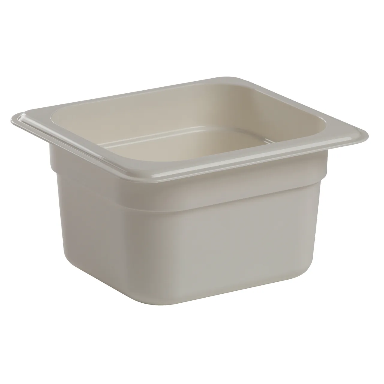 Cambro 64CW148 Camwear Food Pan – 1/6 Size, 1.6 Qt, 4" Deep Polycarbonate White, NSF