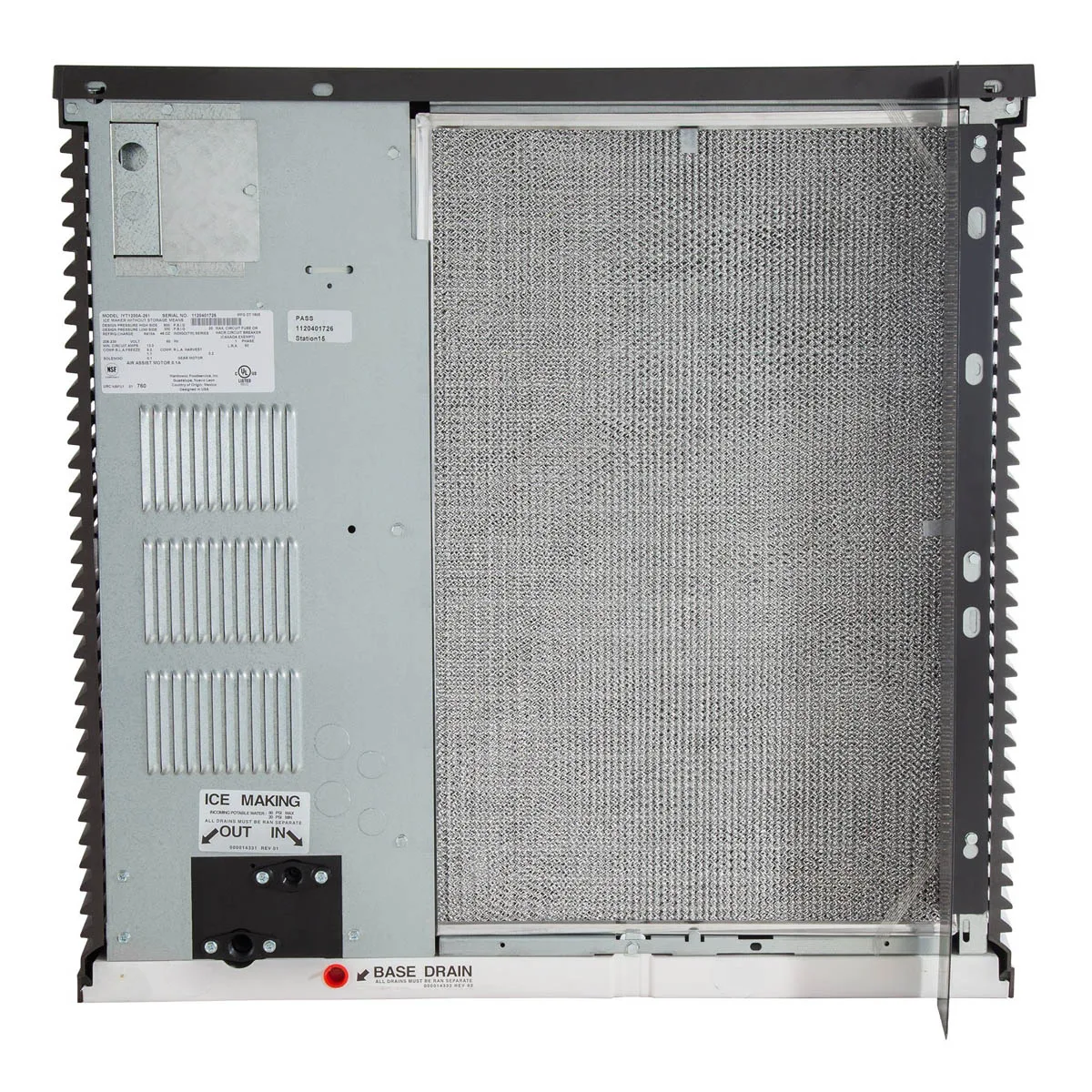 Manitowoc IYT1200C 30" Half Cube Ice Machine Head, Remote Cooled, 1155 lb/24 hr