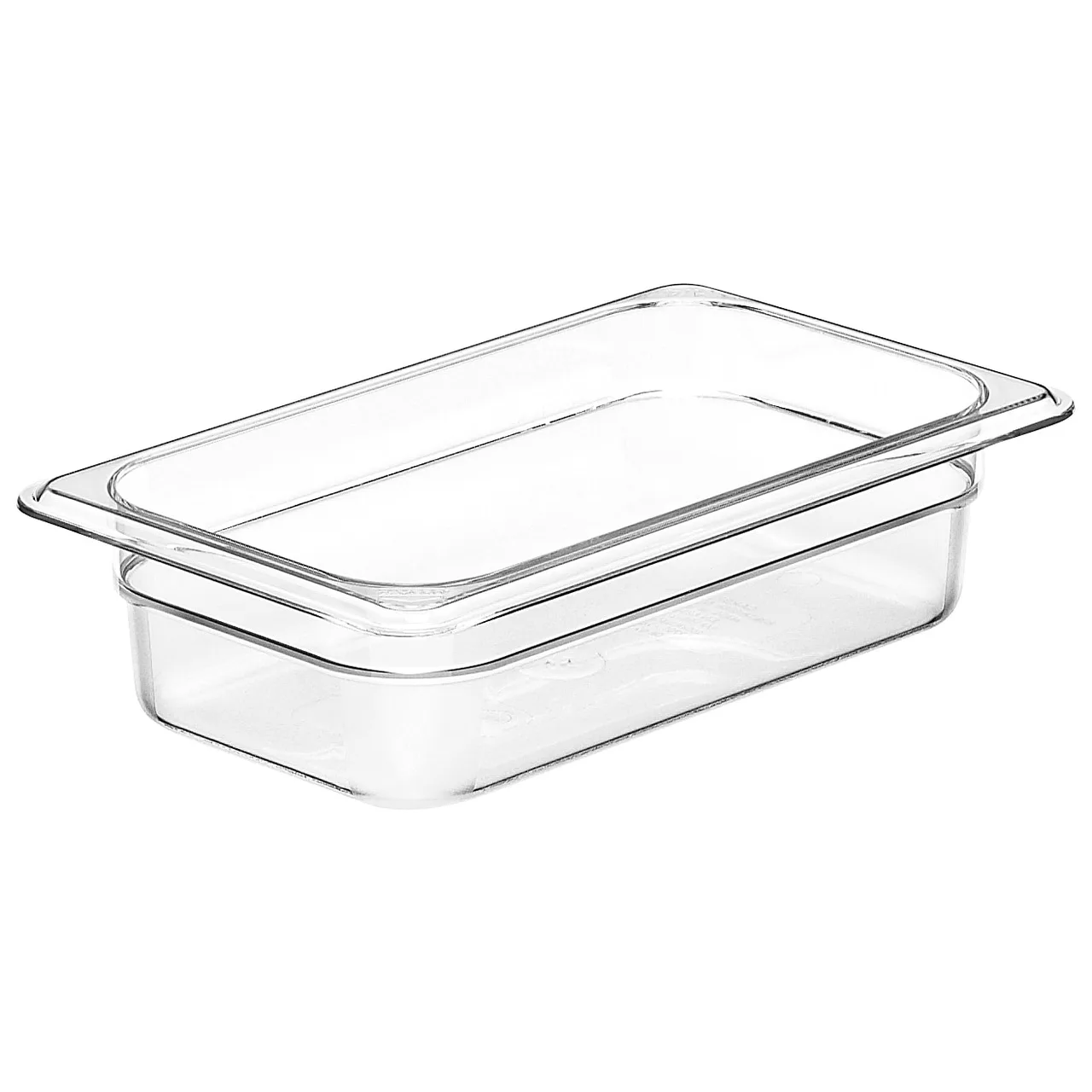 Cambro 42CW135 Food Pan – 1/4 Size, 1.8 Qt, 2½" Deep, Clear Polycarbonate, NSF