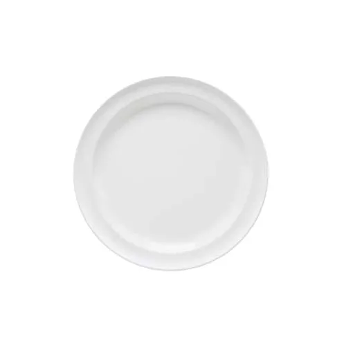GET DP-508-W Supermel Lunch Plate, 8"Dia., Break-Resistant, Dishwasher Safe Melamine, White -1 Dozen